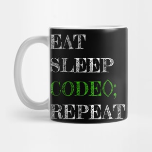 Eat Sleep Code() Repeat Mug